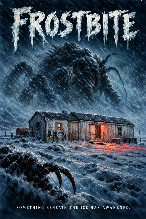 FROSTBITE physical horror escape room: a frozen research outpost beneath a looming creature